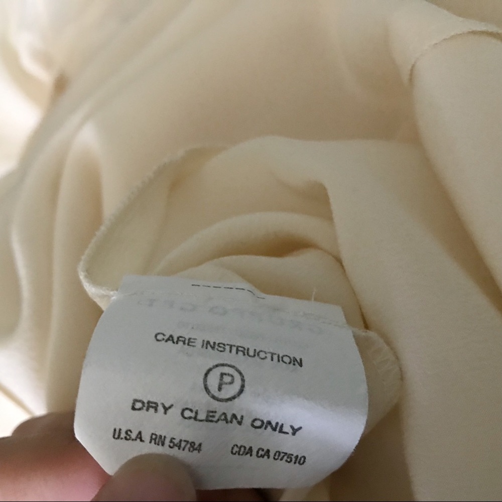 Emanuel Ungaro Ivory Silk Button Down Top - 4 - Picture 7 of 7